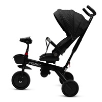 Baby Mix Peony EVA Black Children‘s Tricycle