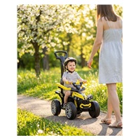 Baby Mix Mega Prime EVA  Baby Bike with guide bar yellow