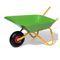 Children‘s garden wheelbarrow metal Milly Mally Rolly Toys green