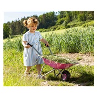 Children‘s garden wheelbarrow metal Milly Mally Rolly Toys pink