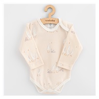 Baby long sleeve cotton bodysuit New Baby Goose