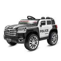 Children's electric car Baby Mix Police 4x4 black