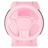 Gravity-powered ride-on for kids with LED Baby Mix G-Force baby pink