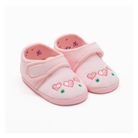 Baby suede booties New Baby hearts 0-3 m