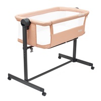 Rose Baby Mix bedside crib salmon