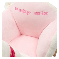 Rocking toy with wheels and melody Baby Mix Swan, white