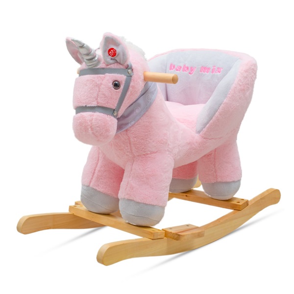Rocking Toy with Melody Baby Mix– Pink Unicorn