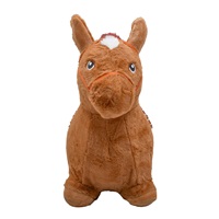 Plush bouncy horse with sound Baby Mix Brown