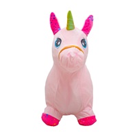 Plush bouncy horse with sound Baby Mix Unicorn
