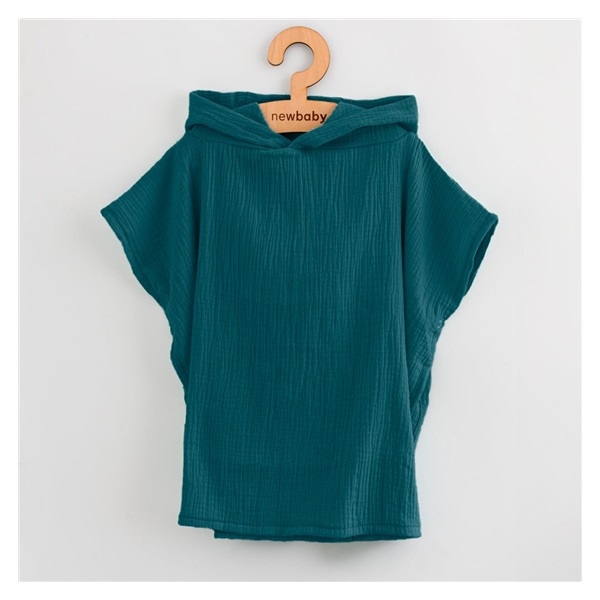 Baby muslin poncho New Baby Feeling ocean 80 cm