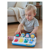 Interactive Toy - Pop-Up Windows with Animals Peekaboo Baby Mix