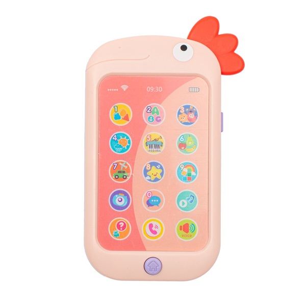 Telefon Baby Mix papoušek pink