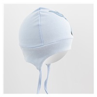 Cotton baby cap New Baby Happy Elephant blue