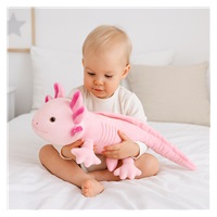 Plush Axolotl Baby Mix 45 cm Pink
