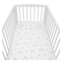 Cotton crib set with filling New Baby Goose 90x120cm