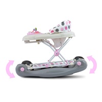 Baby walker with swing Milly Mally Patrol Plus Pastel Dots