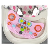 Baby walker with swing Milly Mally Patrol Plus Pastel Dots