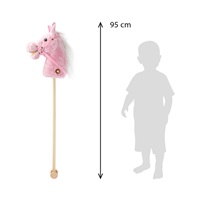 Hobby Horse with sound and wheels Rosie  Baby Mix pink