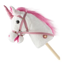 Hobby horse unicorn with sound and wheels Nia Baby Mix white