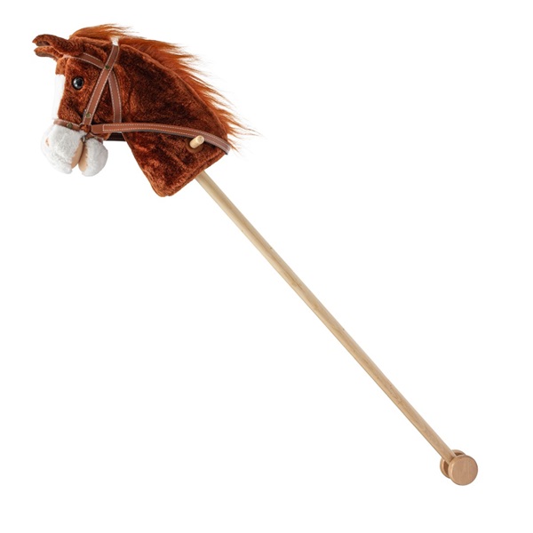 Hobby Horse with sound and wheels Bruno Baby Mix Brown