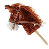 Hobby Horse with sound and wheels Bruno Baby Mix Brown