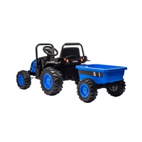 Electric tractor with trailer Milly Mally Farmer blue