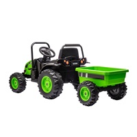 Electric tractor with trailer Milly Mally Farmer green