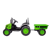 Electric tractor with trailer Milly Mally Farmer green