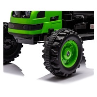 Electric tractor with trailer Milly Mally Farmer green