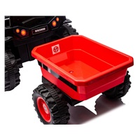 Electric tractor with trailer Milly Mally Farmer red