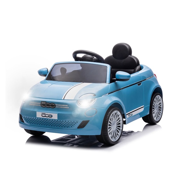 Electric baby car Milly Mally Fiat 500e blue