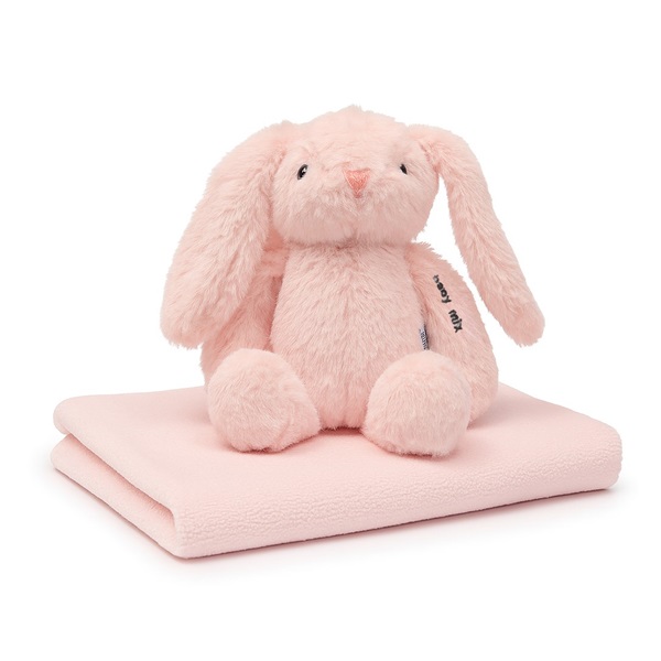 Gift Set Baby Mix Plush Bunny and Bath Towel