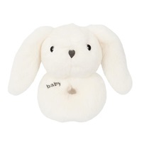 Gift Set Baby Mix – White Bunny with Rattle and Blanket