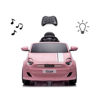 Electric baby car Milly Mally Fiat 500e pink