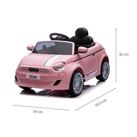 Electric baby car Milly Mally Fiat 500e pink