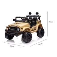 Electric baby car Milly Mally Toyota FJ Cruiser Black