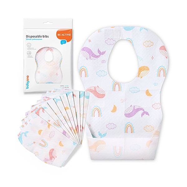 BabyOno Disposable Baby Bibs 10 pcs in a Pack