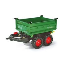 Tipping tractor trailer Rolly Toys Mega Trailer green