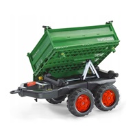 Tipping tractor trailer Rolly Toys Mega Trailer green