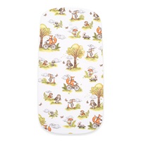 Cotton Sheet for Stroller New Baby Animals in the forest 35x75cm