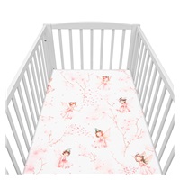 Cotton cot sheet cotton New Baby Fairies 120x60 cm