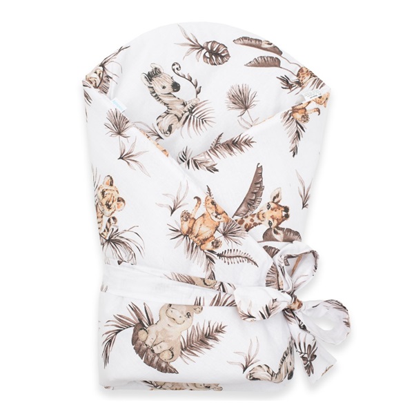 Baby wrap New Baby Safari 80x80 cm