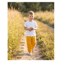 Baby Cotton T-Shirt and muslin Pants Set New Baby Kindergarten toffe
