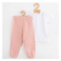 Baby Cotton T-Shirt and Pants Set New Baby Kindergarten pink