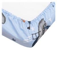 Cotton cot sheet cotton New Baby Teddy bear in space 120x60 cm