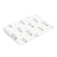 Muslin pillow-case for bed New Baby STANDARD 59x37cm bunny