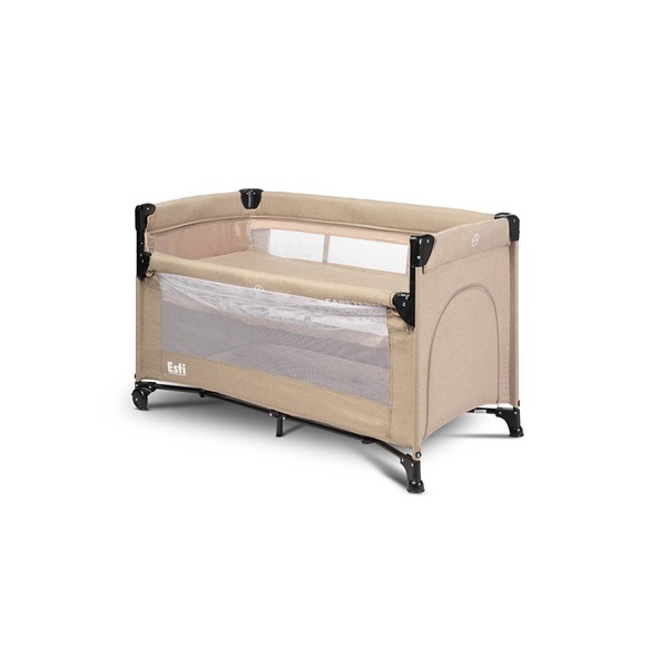 Travel cot CARETERO Esti brown