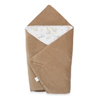 Insulated swaddle blanket for a car seat New Baby brown