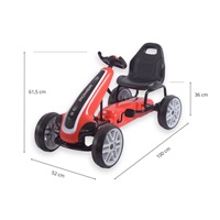 Kids Go-kart Milly Mally Power Red