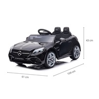 Electric baby car Milly Mally Mercedes-Benz SLC Black